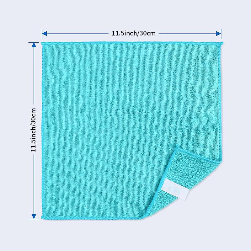 Multifunctional Lint-Free Microfiber Cleaning Towel: Absorbent & Thick for Home, Car, Table, Dishes