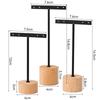 Spot Creative Solid Wood Jewelry Display Stand - Retro Walnut Necklace Pendant Storage Rack