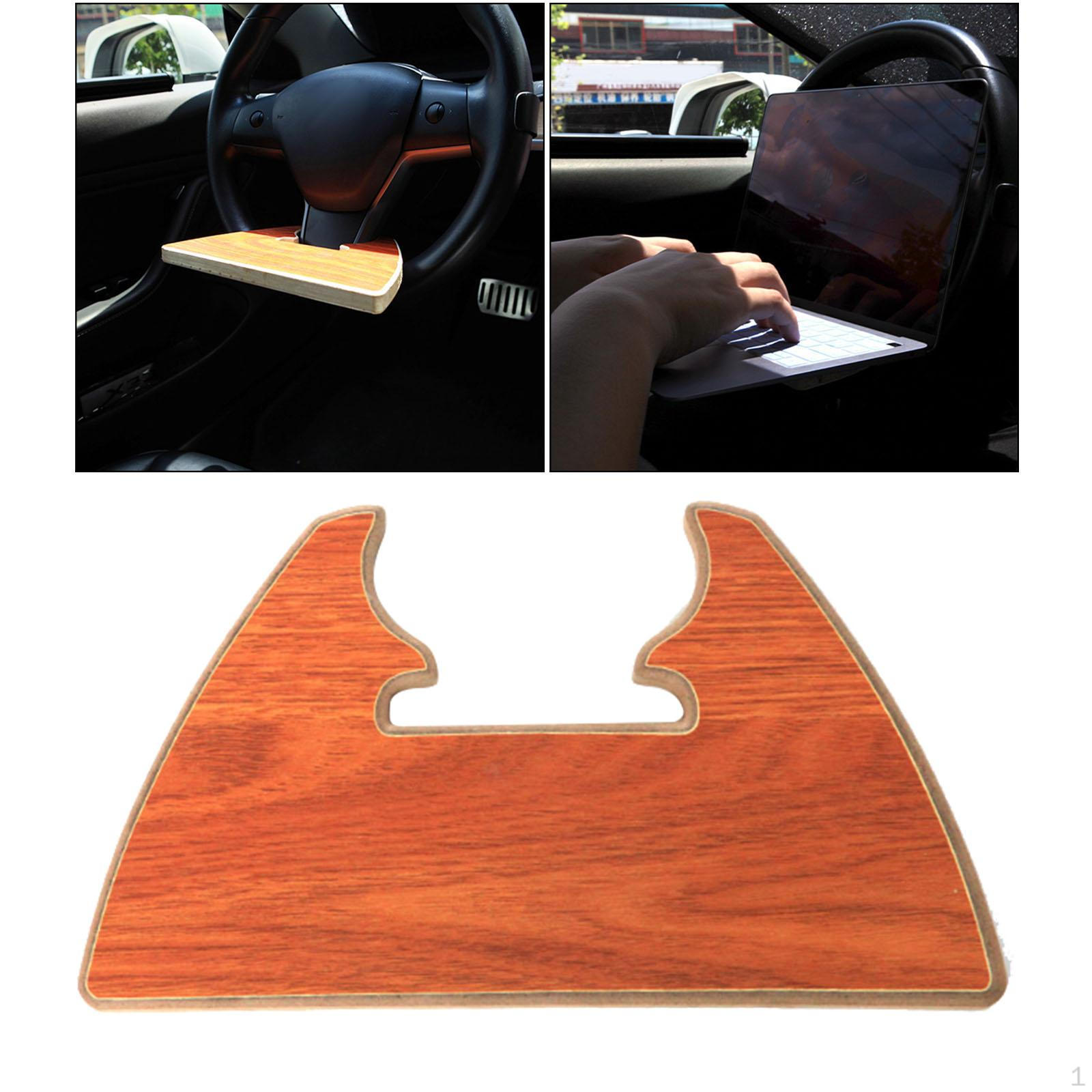 

Steering Compatible with Y Food Tray Wooden Table for Snacks Lunch Drink Portable Spare Parts
