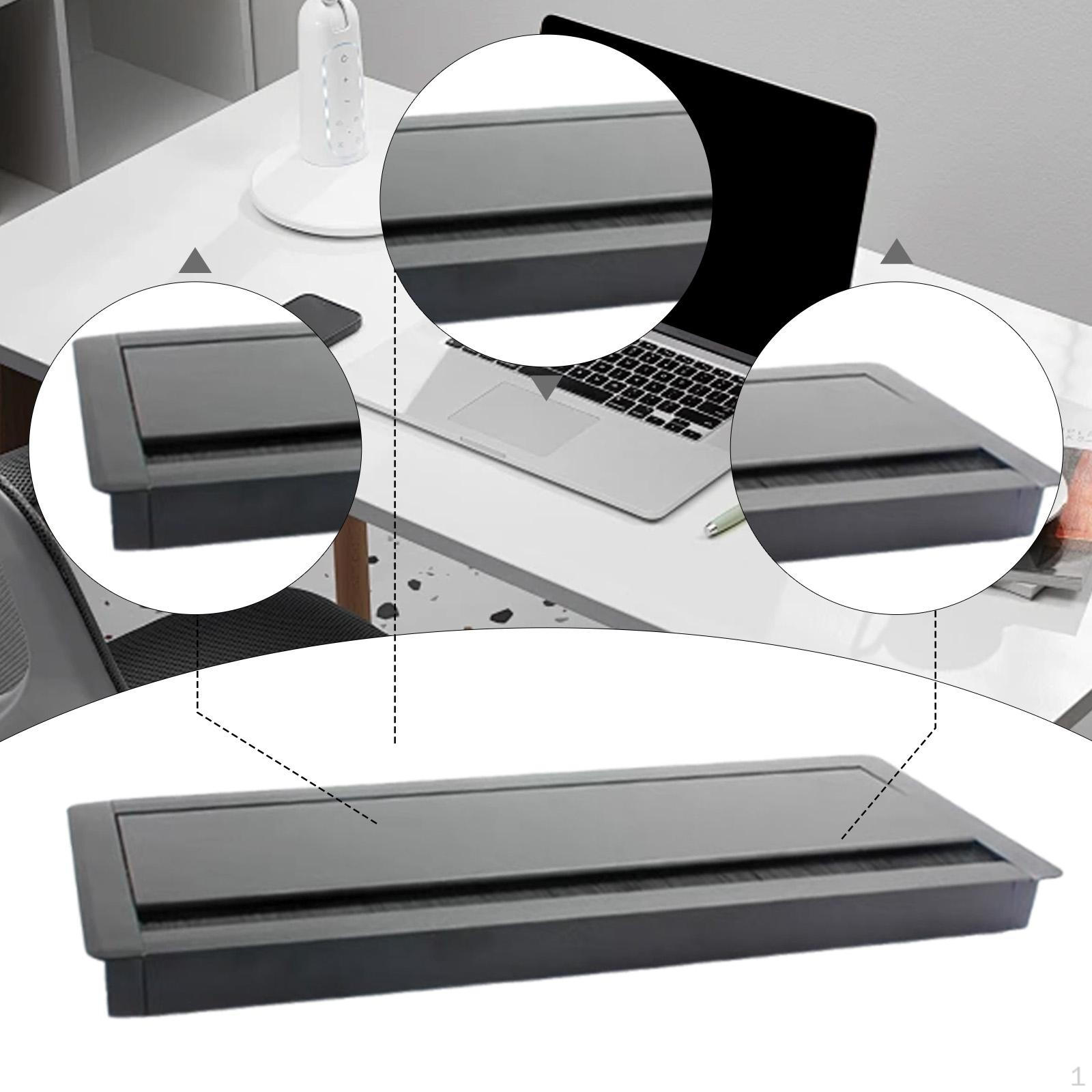 

Aluminum Alloy TV Cable Organizer, Efficient Power Strip Holder, Desktop Organizer for чорний