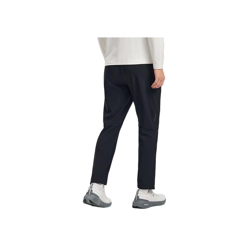 FILA Fleece Lined Classic Simple Casual Training Comfortable Versatile Knitted Sports Pants Men bottoms Deep-Black A11M611607FBK