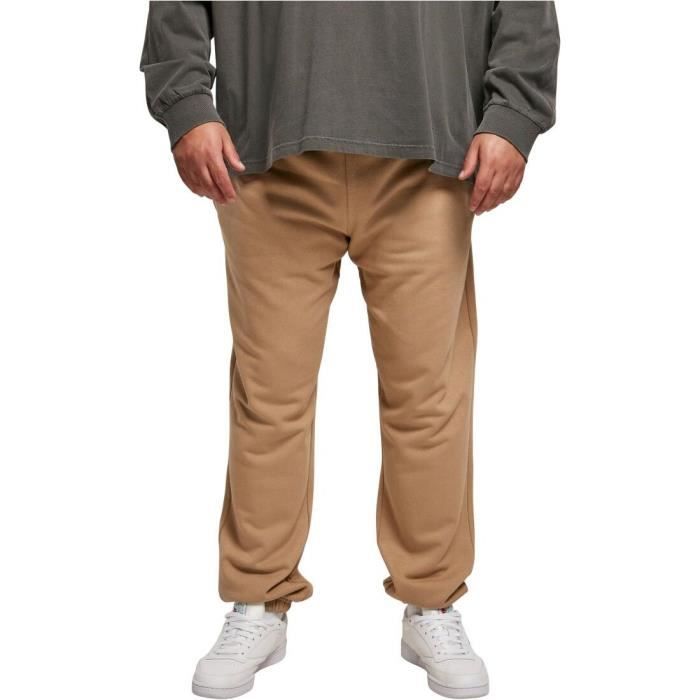 Pantalon de survêtement Basic 2.0 - URBAN CLASSICS - Homme - Warm sand - Coupe décontractée - Poches latérales
