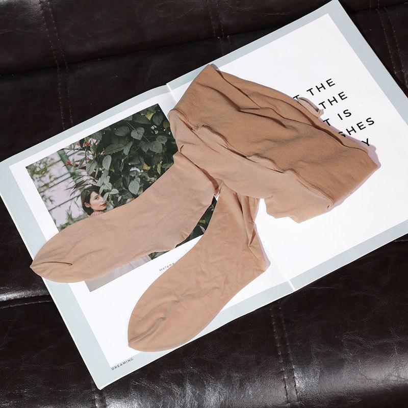 Seidenstrümpfe für Herren 0,01 Hoher Bund Nahtlos Ultra-dünn Strumpfhose Sexy Jj Set Transparent Schwarz Große Größe Unsichtbare Strumpfhosen Penis open brown