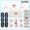 Kompatibel für ECOVACS T10 PLUS / X1 PLUS Ersatzteile Zubehör Hauptbürste Seitenbürsten Filter Wischmopp Staubbeutel Zubehör