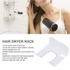 Wall Mounted Hair Dryer Holder Stainless Steel Hair Blow Dryer Rack for Home Washroom Bathroom