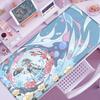 Kawaii Anime Girl Desk Mat Genshin Impact Game Mouse Pad Pretty Kamisato Ayaka Mousepad Laptop Gaming Non-slip Mousepad Mice Rug