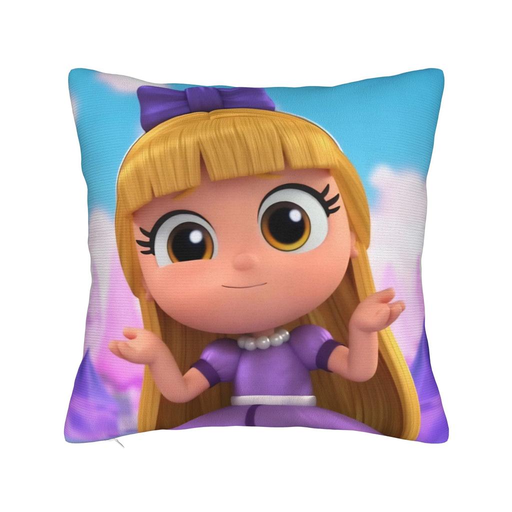 True Rainbows Kingdoms Cartoon Pillowcase Polyester Cushion Cover Decorations Throw Pillow Case Cover Home Zippered 45X45cm