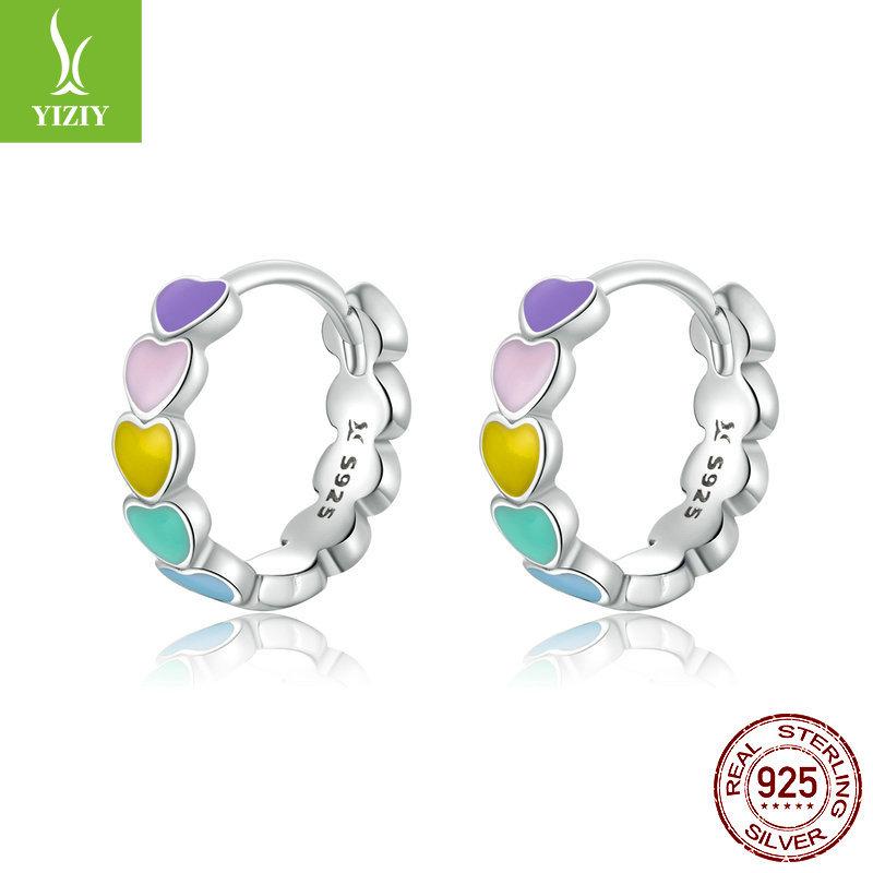 Rainbow Series S925 Silver Beads, Colorful Earrings, Bracelets, Jewelry Collection Map