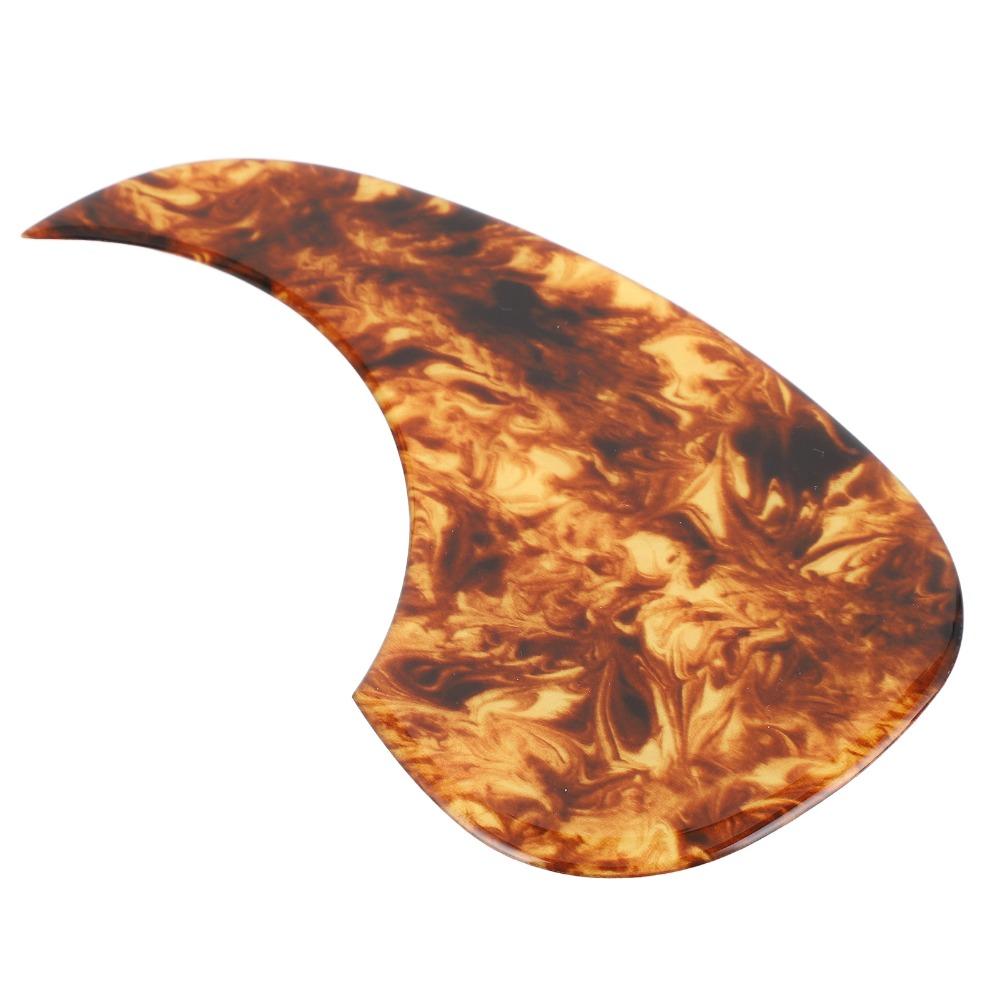 Amber Color Guitar Pickguard 2-2.5mm Thickened Guitar Protection Accessory For Acoustic Guitar