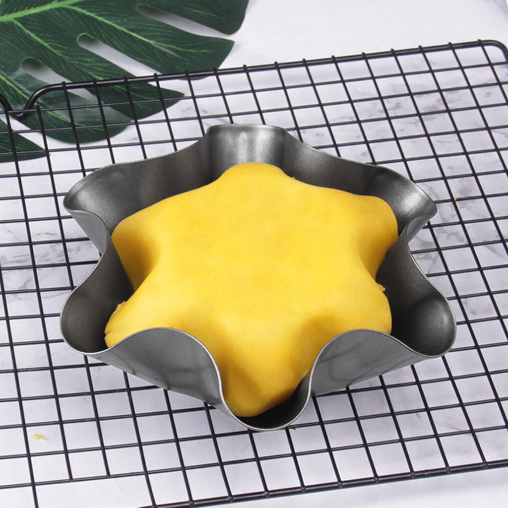 Pánve na skořápky tortill ve tvaru květiny z uhlíkové oceli Funkční nepřilnavá pánev na tortilly Pečicí plech pro zdravější taco salát