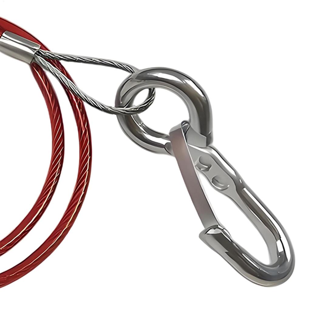 Winch Rope Stainless Steel Towing Wire Safety Trailer Winch Wire for Travel Car Sedan Taxi Cargo RV Motorcycle Marine Vehicle