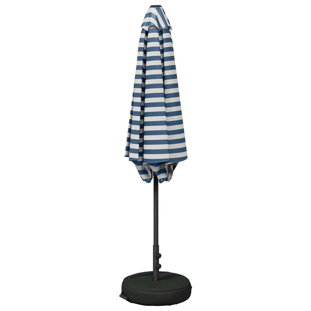 Garden Umbrella with Base 270 X 270 Cm Polyester Rectangular