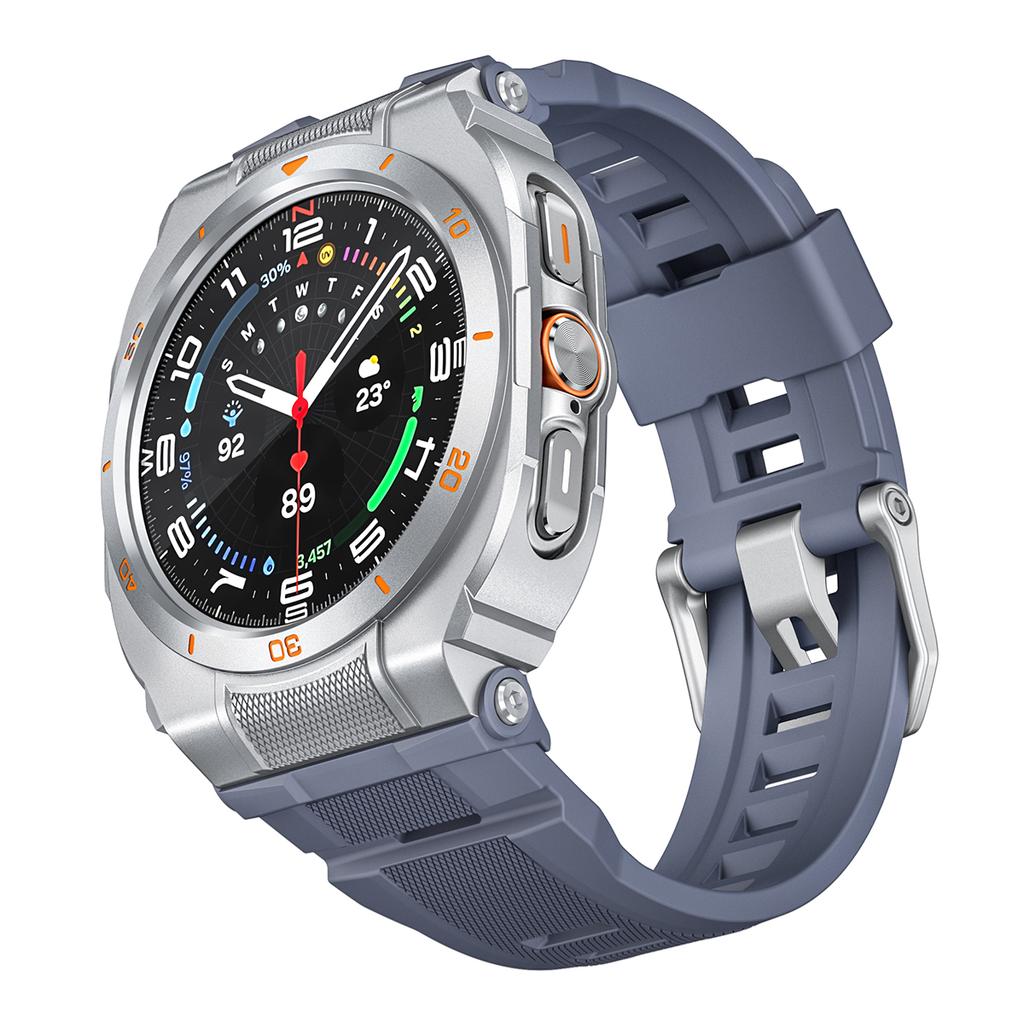 Sport Silicone Strap+Metal Case for Samsung Galaxy Watch Ultra 2025 47mm Bracelet Correa for Galaxy Watch 7 Ultra 2 Accessories