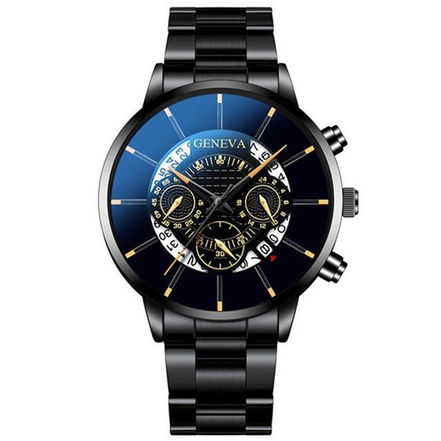 Trend Mens Fashion Watch Geneva Creative Calendar New Arrivals Alloy Steel Watch