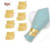 6Pc Alloy Metal Serving Napkins Wedding Ring Napkin For Table Decoration Servilletero Wedding Towel Rings Dinner Cloth Napkins