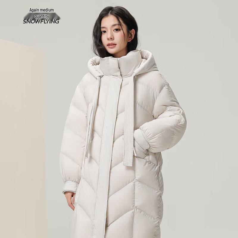 Xuezongfei Women's Mid-Length Loose Down Jacket X40141192F