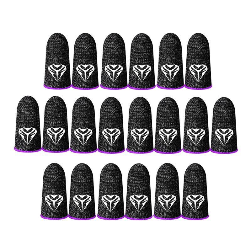 1-10 Pairs Thumb Gloves Touch Screen Finger Cots Sweatproof for PUBG Mobile Game Accessories