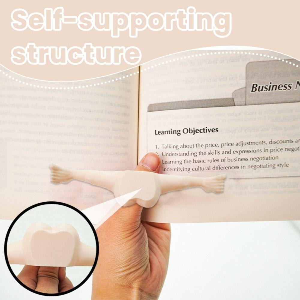 Reading Assistant Funny Thumb Bookmark Reusable Finger Ring Page Clip  Book Lovers