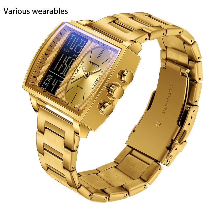 Outdoor sports watch student fashion multi-function electronic watch luminous Korean style personalized men's and women's electronic watch