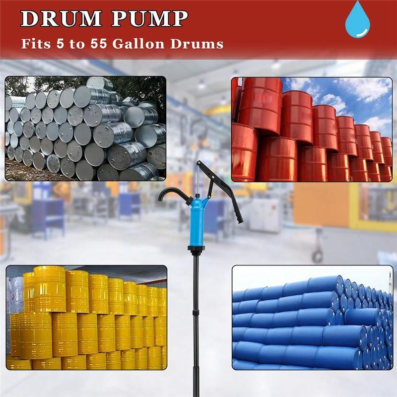 Aug. 55 Gallon Drum Pump, Lever Action Barrels Pump Fits 5-55 Gallon Drums, Water Drum Pump/Hand Drum Pump