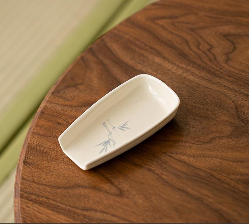 

Расписанный вручную хурма бамбук Керамическая загрузка чая ручной работы Чайная ложка Чайный совок Бытовые принадлежности для чайной церемонии Кунг-фу Подносы Dec