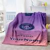 Manchester City Personalized Text Blanket Gift Personalized Blanket Soft & Cozy Great for Nap Bedding Office Bed Ideal for All Seasons