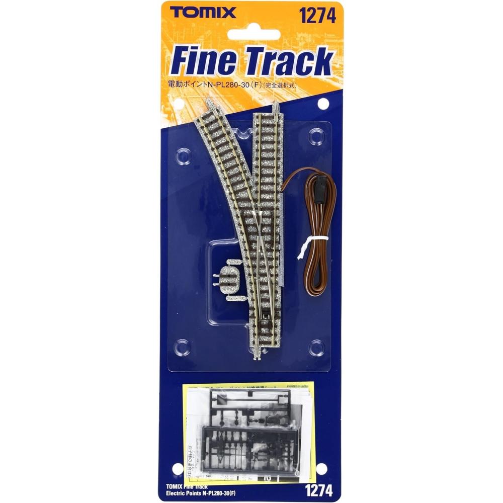 Tomytec Electric PoiNt 1274 Railway Model LeNgth 140mm Curve Radius 280mm N Pl