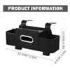 Car Rear Seat Storage Box With Cup Holder Tissue Box Trash Bin and Hook Backseat Organizer For Road Trips