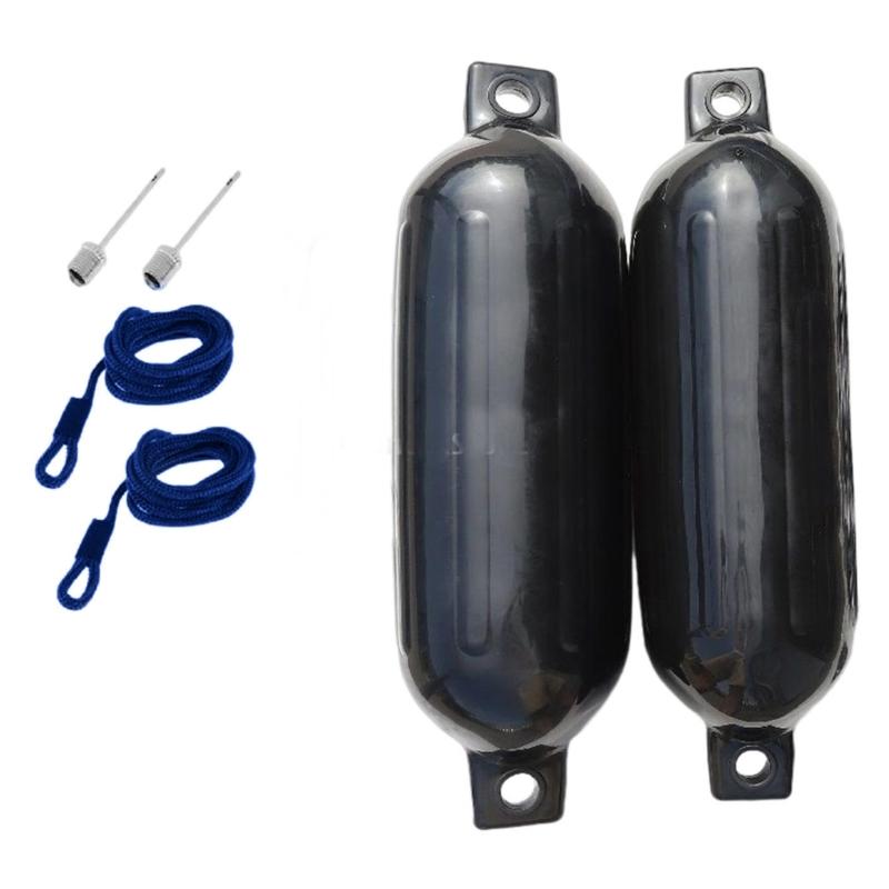 Marine Boat Fenders PVC Bumpers Reinforced Eyelet Fenders Simple Installs for Docking & Collision Resistance of Yachts