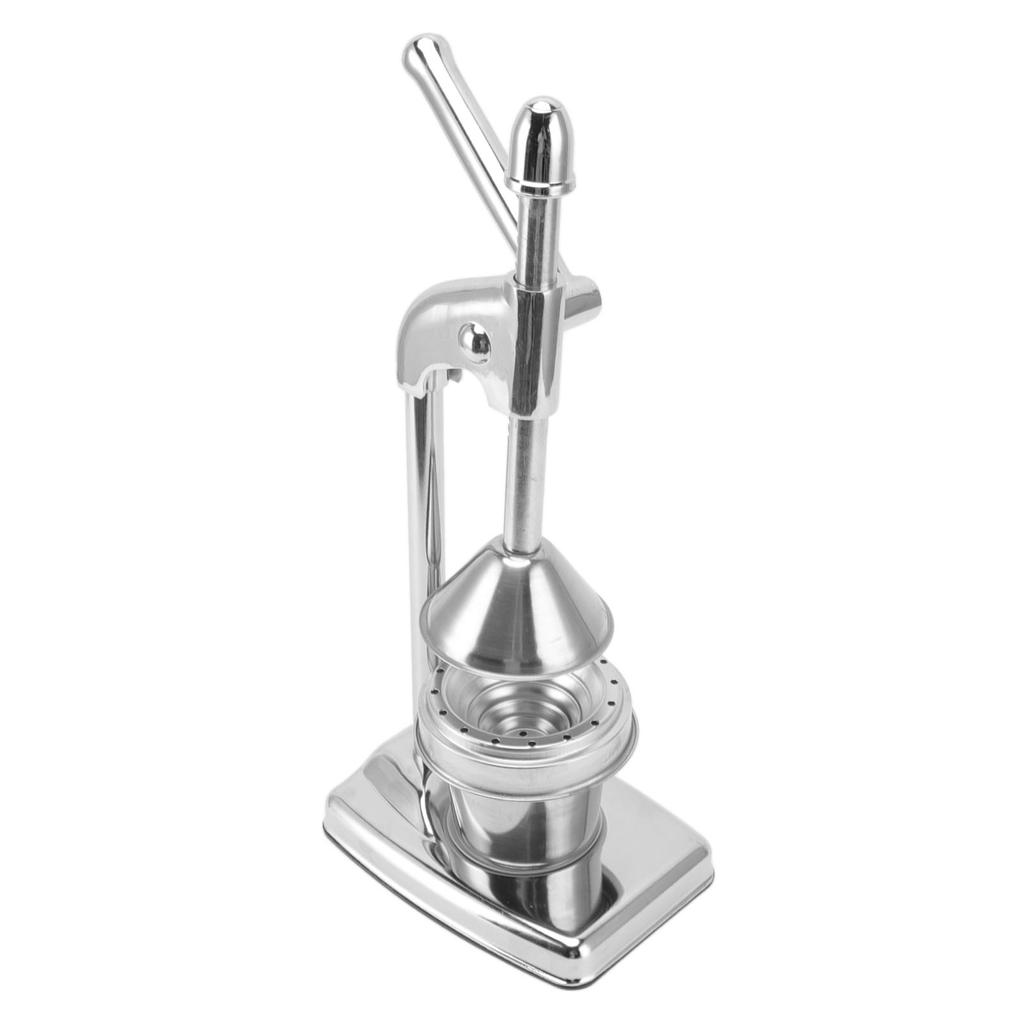 Manual Orange Squeezer 304 Stainless Steel Food Grade Minimalist Compact Ergonomic Rubber Handle