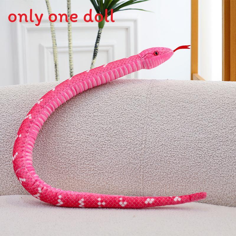 Snake Plush Toy With Realistic Design For Kids And Adults Gift Collectible