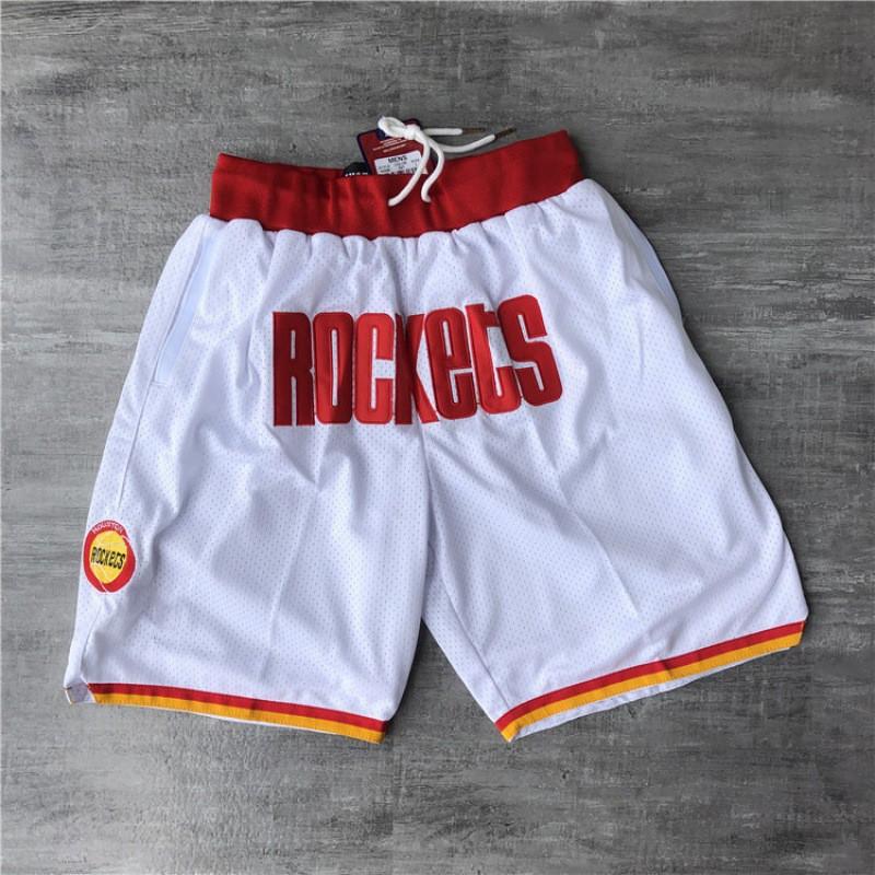 Basketball Shorts With Embroidered NBA Team Logos Super Sonic 76ers Lakers Rockets Magic Raptors Ultrafine Fiber Sport
