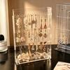 Clear Acrylic Jewelry Storage Box: Elegant Display for Earrings, Necklaces, and Accessories