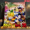 Dragon Ball Neutral Style Blanket Simple Flannel Warm Blanket for Boys Girls Adults THW