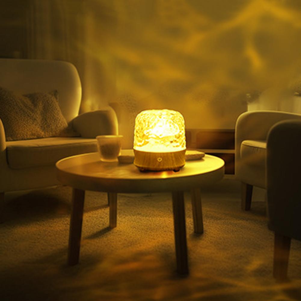 Rechargeable Atmosphere Lights With16 Colors Dimmable Bedside Lamp with BT Speaker Galaxy Projector Light for Bedroom