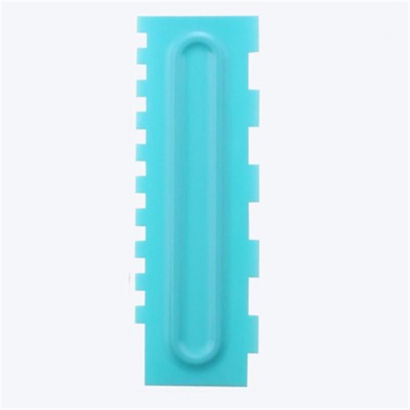 1pc Cream Scraper Irregular Teeth Edge Spatulas Cake Baking Scraper Fondant Cake Slicer Pastry Cutters Tools DIY Decorating