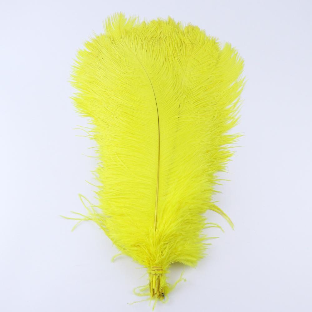 10 Pcs Colorful Ostrich Feather Wedding Table Centerpiece Decoration Plume Real Ostrich Feathers for Carnival Support 15-50 CM