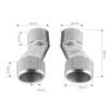 2pcs 40Degree Adjustable Faucet Angled Curved Foot Eccentric Screw Corner Tap Adapter Bathroom Shower Accessories