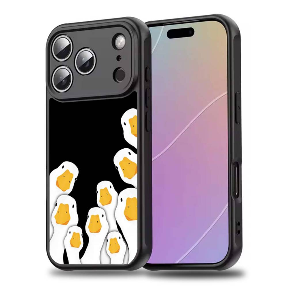 Funny D-Duck Cartoon Phone Case For iPhone 17,16,15,14,13,12,11,Pro,Max,Plus,Mini,SE4,E For Magsafe Wireless