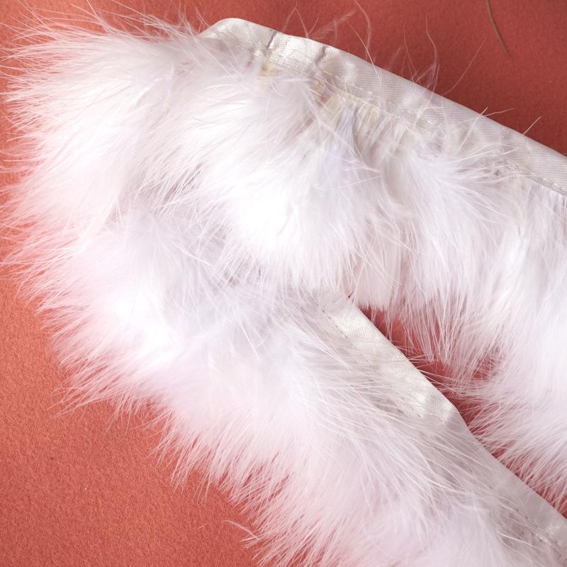 Color Blood Vessel Fleece Feather Cloth Edge Cloth Strip Fleece Cloth Belt Clothing Accessories Diy Car Non-Slip Mat Decorative Material