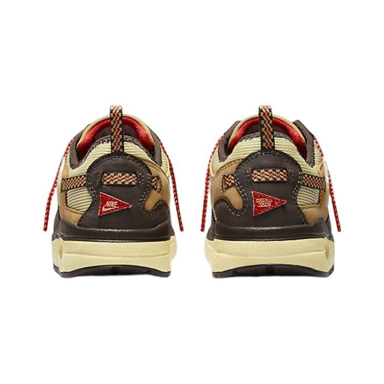 Travis Scott x Nike Air Max 1 PS Baroque Brown Kids Sneakers Lemon-Drop Wheat Chile-Red DN4169-200