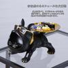 Famihot Big Mouth Französische Bulldogge Hund hält eine kreative Hundegeburtstagsaufbewahrung für Schlüssel, Fernbedienung und andere kleine Tischartikel. Perfektes Geschenk für Resin-Objekt.