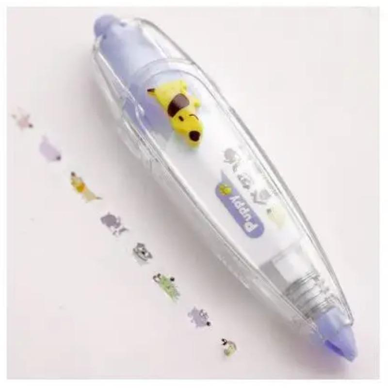1 Pc Kawaii Animals Mechanical Decorative Correction Tape Corrector Diary Diy Journal Art Supplies Gift Accessories School