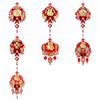 Traditional Chinese New Year Decoration Pendant Red Hanging Ornament Chinese Knot  Door