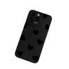 Black Love Heart Pupil Eye Case for iPhone 11/12/13/14/15/XSMAX