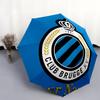 1 PC Automatic Folding Umbrella - Club Brugge KV Custom Name Pattern, Portable & Foldable Design with 8 Ribs, Christmas Birthday Gifts