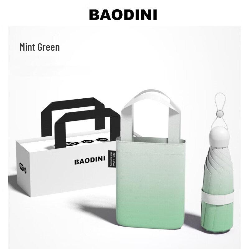 Baodini Ultra-light Gradient Capsule Sun & Rain Umbrella