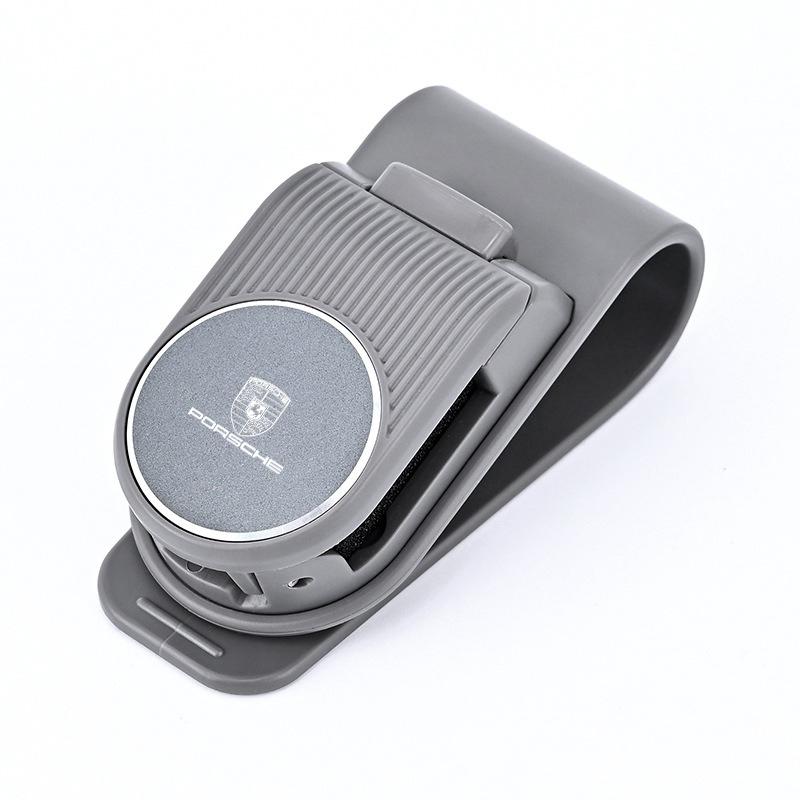 Car Sun Visor Glasses Clip For Porsche Macan Panamera Cayenne Boxster Cayman 911 918 Sunglasses Holder Eyeglasses Storage Clip KLNOV1