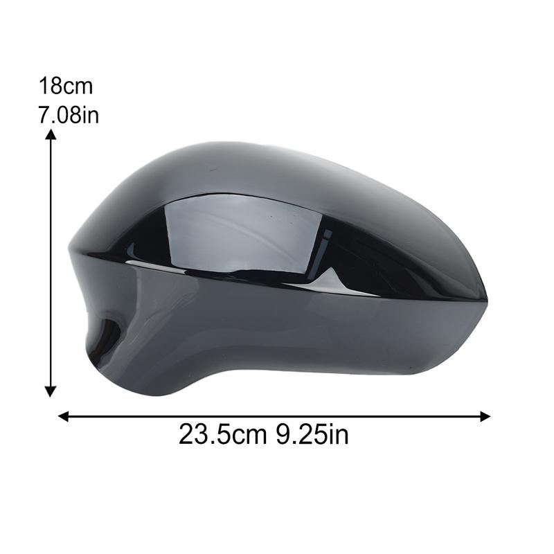 Rearview Mirror Cover Cap For Seat Ibiza 6J MK4 2008 2009 2010 2011 2012-2017 Glossy Black Side Mirror Cover Cap Car Accessories