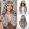 Mixed Race American Curly Lace Wig - Long, Hand-Hooked, Full Cap with Simulated Scalp for Natural Big Wave Style